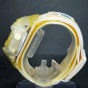 超美品 箱付き CASIO カシオ Baby-G ベビージー Reef リーフ W.C.C.S BG-370R-9T デジタル 腕時計 布製ベルト ステンレス 新品電池交換済みの画像4