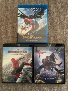 【Blu-ray/DVD】スパイダーマン:ホームカミング/ファーフロムホーム/ノーウェイホーム 3作品セット　