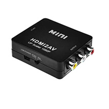 HDMI RCA 変換アダプタ コンバーター コンポジット 1080P ビデオ アナログ 転換 ケーブル アダプター 切り替え 赤白黄端子_画像3