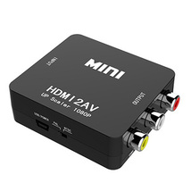HDMI RCA 変換アダプタ コンバーター コンポジット 1080P ビデオ アナログ 転換 ケーブル アダプター 切り替え 赤白黄端子_画像2