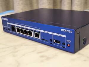 YAMAHA ギガアクセス VPN ルーター RTX830 動作確認・初期化済み　送料無料