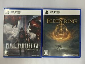 ●PS5ソフト FINAL FANTASY XVI/ELDEN RING 2本セット 035/802D