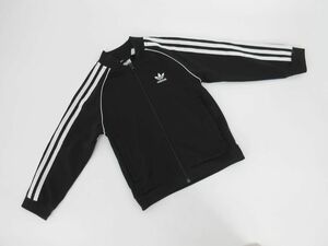 ゆうパケットOK adidas アディダス 長袖 プルオーバー 120cm 黒 ■◇