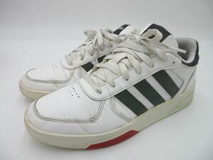 adidas アディダス COURTBEAT ローカット スニーカー size26.5 /白ｘ緑 ■■