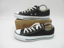 美品 CONVERSE コンバース ALLSTAR オールスター ローカット スニーカー size24.0/黒 ■■_画像2