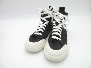 DIESEL ディーゼル ハイカット スニーカー size25.5cm/白ｘ黒 ■■◎ ☆ ebb5 メンズ