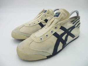 Onitsuka Tiger オニツカタイガー MEXICO 66 PARATY TH３４２N ローカット スニーカー size24.5/ベージュ ■■