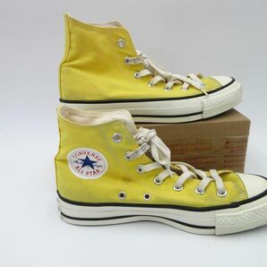 CONVERSE コンバース ALL STAR オールスター Hi 8YHP ハイカット スニーカー size24.5/黄 ■■ ☆ eba8 レディース ☆ ebb5 レディースの画像3