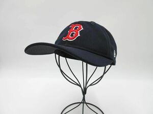 美品 New Era ニューエラ レッドソックス ベースボール キャップ sizeF/黒 ■■◎ ☆ ebb5 メンズ