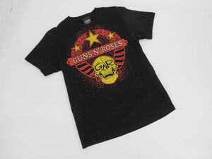 ゆうパケットOK 美品 SHOOTGUNS N’ ROSESガンズアンドローゼズ半袖 Tシャツ sizeM/黒■◆