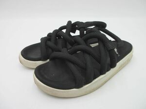 adidas originals アディダスオリジナルス アディレッタ スポーツ サンダル size22.0/黒 ■■ ☆ eca4 レディース