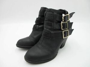 STEVE MADDEN short boots sizeS/ black ## * eca4 lady's 