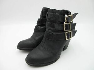 STEVE MADDEN ショート ブーツ sizeS/黒 ■■ ☆ eca4 レディース