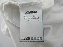 ネコポスOK XLARGE エクストララージ 半袖/ストロベリー柄 Tシャツ sizeXL/白 ■◆ ☆ ebb5 メンズ_画像7