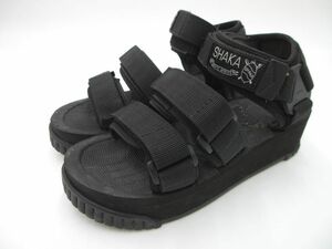 SHAKA シャカ スポーツ サンダル size23/黒 ■■