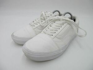 VANS バンズ オールドスクール ローカット スニーカー size25.0/白 ■■