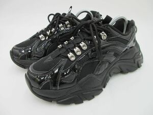 FILA フィラ ローカット スニーカー size25.0/黒 ■■