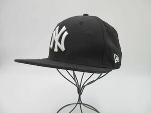 美品 New Era ニューエラ ベースボール キャップ size7-1/4(57.7cm)/黒 ■◆