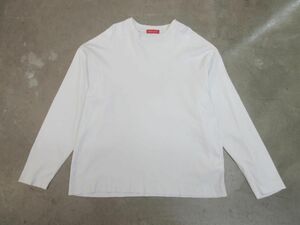 MAISON SPECIAL メゾンスペシャル 無地 長袖 カットソー size0/白 ■◇