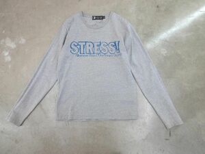 HYSTERIC GLAMOUR ヒステリックグラマー 0453CL03 長袖 カットソー sizeS/グレー ■◇◎