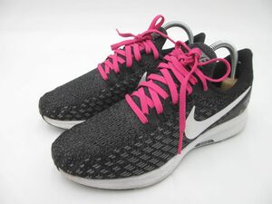 美品 NIKE ナイキ エアズーム ペガサス35 ローカット スニーカー size23.5/黒 ■■