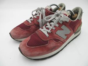 NEW BALANCE MRL996AI ローカット スニーカー sizeアウトソール29.5/赤 ■■