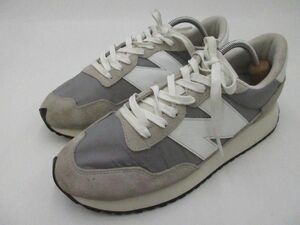 New Balance ニューバランス 237 MS237RCS ローカット スニーカー size27.5/白ｘグレー ■■