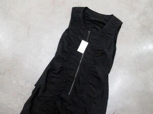 ゆうパケットOK 新品 LAGUA GEM ラグアジェム ノースリーブ ワンピース sizeS/黒 ■◆