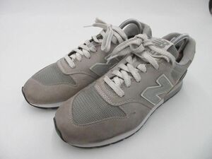 美品 New Balance ニューバランス 996 ローカット スニーカー size24.0/グレー ■■