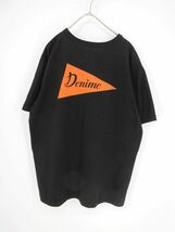 ネコポスOK Denime ドゥニーム Tシャツ sizeM/黒 ■◆ ☆ ebb5 メンズ_画像3