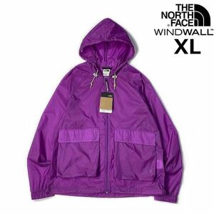 1円～!売切!【正規新品】THE NORTH FACE◆HERITAGE WIND JACKET フルジップ ウィンド パーカー US限定 ナイロン 防風 撥水(XL)紫①180915-5