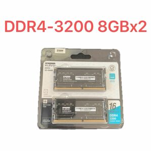 エッセンコアクレブ KLEVV ノートPC用 メモリ　DDR4 3200 8GB x 2枚 260pin SK hynix製