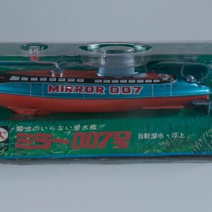 【レトロ玩具】ブルマァク 電池のいらない潜水艦 ミラー007号 ブリキ 未開封の画像1