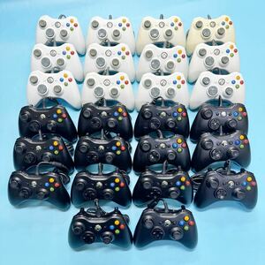 【Microsoft / マイクロソフト】26個セット 純正 Xbox 360 コントローラー CONTROLLER 有線 本体 XBOX360 エックスボックス コントローラ