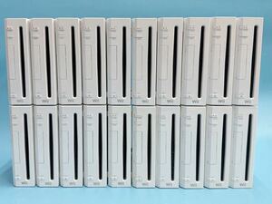 [NINTENDO / Nintendo ]20 pcs. set Wii / we RVL-001 body white / white / white color large amount set sale nintendo game machine 