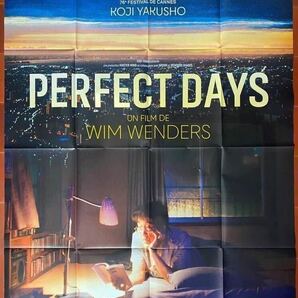 パーフェクトデイズ　perfect days ポスター　フランス版　アカデミー賞　カンヌ国際映画祭　役所広司　ヴィム・ヴェンダース　映画　貴重