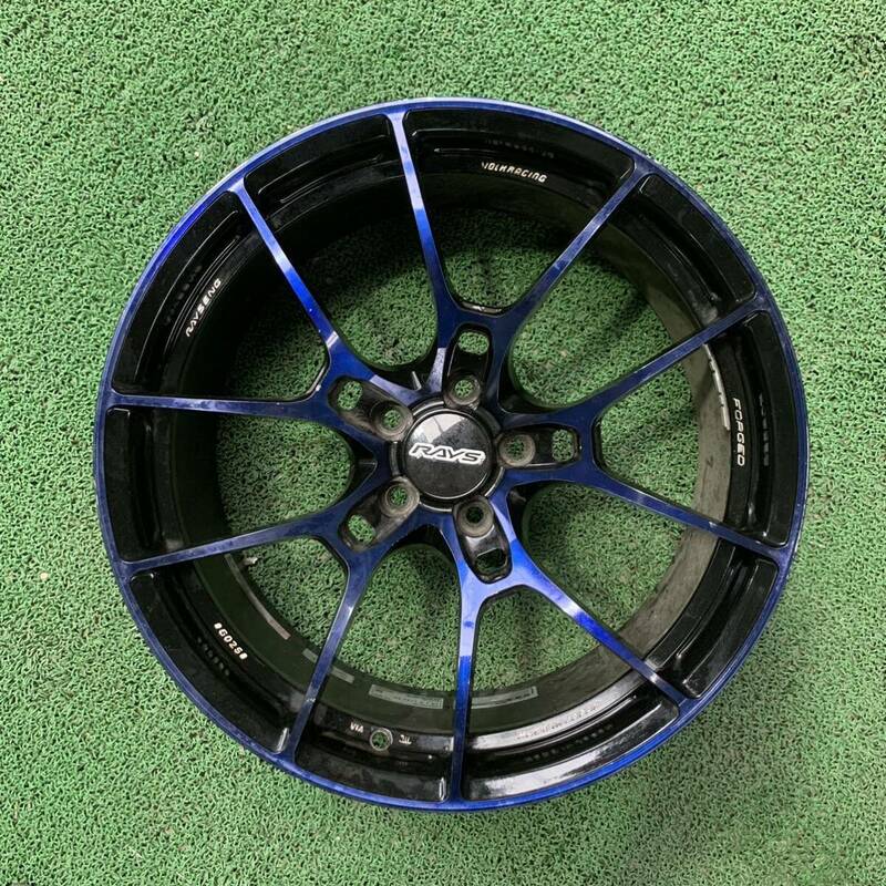 MC575-404 美品 激レア 鍛造 RAYS VOLK RACING G025 DB/C レイズ ボルクレーシング FORGED 19インチ 8.5J +22 PCD112-5H ホイール 1本