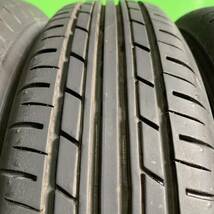 AE604-404 バリ山 ヨコハマ ECOS サマータイヤ 145/80R13 【４本】TOPY製 スチール 13x4.00B +43 PCD100 4穴 ピクシスエポック フレア 等_画像4