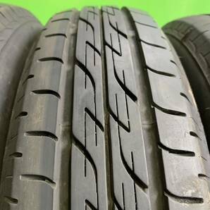 AE595-404 バリ山 ブリヂストン NEXTRY 145/80R13 75S ダイハツ純正 スチール13X4.00B +39 PCD100 4穴 【４本】ミラ ムーヴ 等の画像4