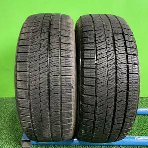 AE528-404 バリ溝 ブリヂストン BLIZZAK VRX2 スタッドレス 【 2本 】 215/45R17 87Q プリウス 86 レガシー インプレッサ シビック 等