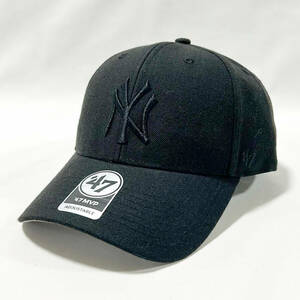 【新品】47 MVP ニューヨーク ヤンキース ブラック NY Yankees Black ベースボール キャップ 帽子 CAP 
