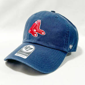 【新品】47 CLEAN UP ボストン レッド ソックス ネイビー Boston Red Sox Navy CAP キャップ 帽子Boston Red Sox