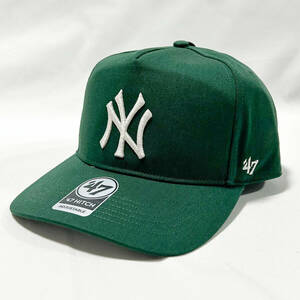 【新品】47 HITCH ニューヨーク ヤンキース ダークグリーン NY Yankees Dark Green ベースボール キャップ 帽子 キャップ 