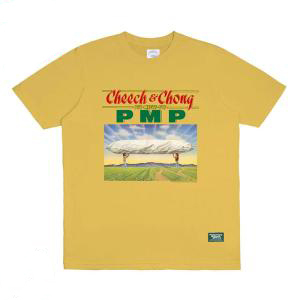 【新品】 ポット ミーツ ポップ チーチアンドチョン Lサイズ 半袖 Tシャツ イエロー POT MEETS POP x CHEECH & CHONG Yellow 