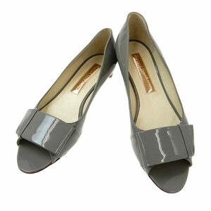 [ last liquidation ] Rupert Thunder sonRupert Sanderson enamel sandals gray size35 1/2 [M03069]