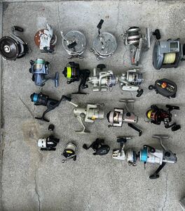 リール　大量　20個　まとめ売り　Daiwa SHIMANO ダイワ シマノ OLYMPIC RYOBI 海釣り 釣り具 フィッシング ジャンク品　まとめて