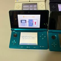 任天堂 Nintendo 3DS 2台　アクアブルー　DSi DS Lite 通電品　ゲーム機 ニンテンドー ニンテンドー3DS ジャンク品　_画像2