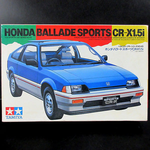  small deer Tamiya 1/24 Honda Ballade sport CR-X 1.5i ( plastic model ) 1983 year made / that time thing 