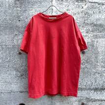 acne studios アクネ ロゴ Tシャツ オーバーサイズ 赤 レッド_画像1