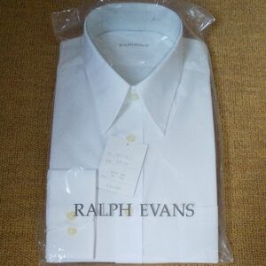  長袖 白 カッターシャツ RALPH EVANS サイズ39-76